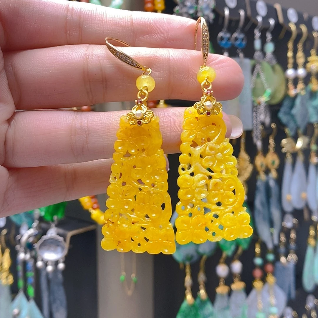 未镶嵌翡翠耳饰翡翠