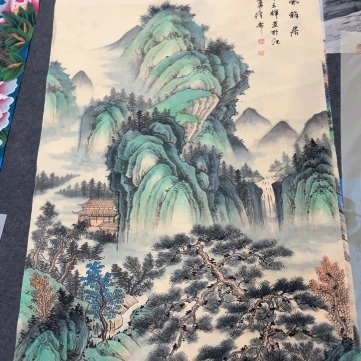 国画作品原文春月不见雪