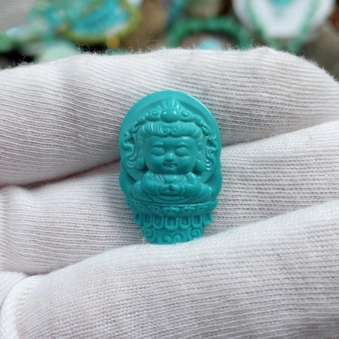 绿松石珠宝奇石未镶嵌