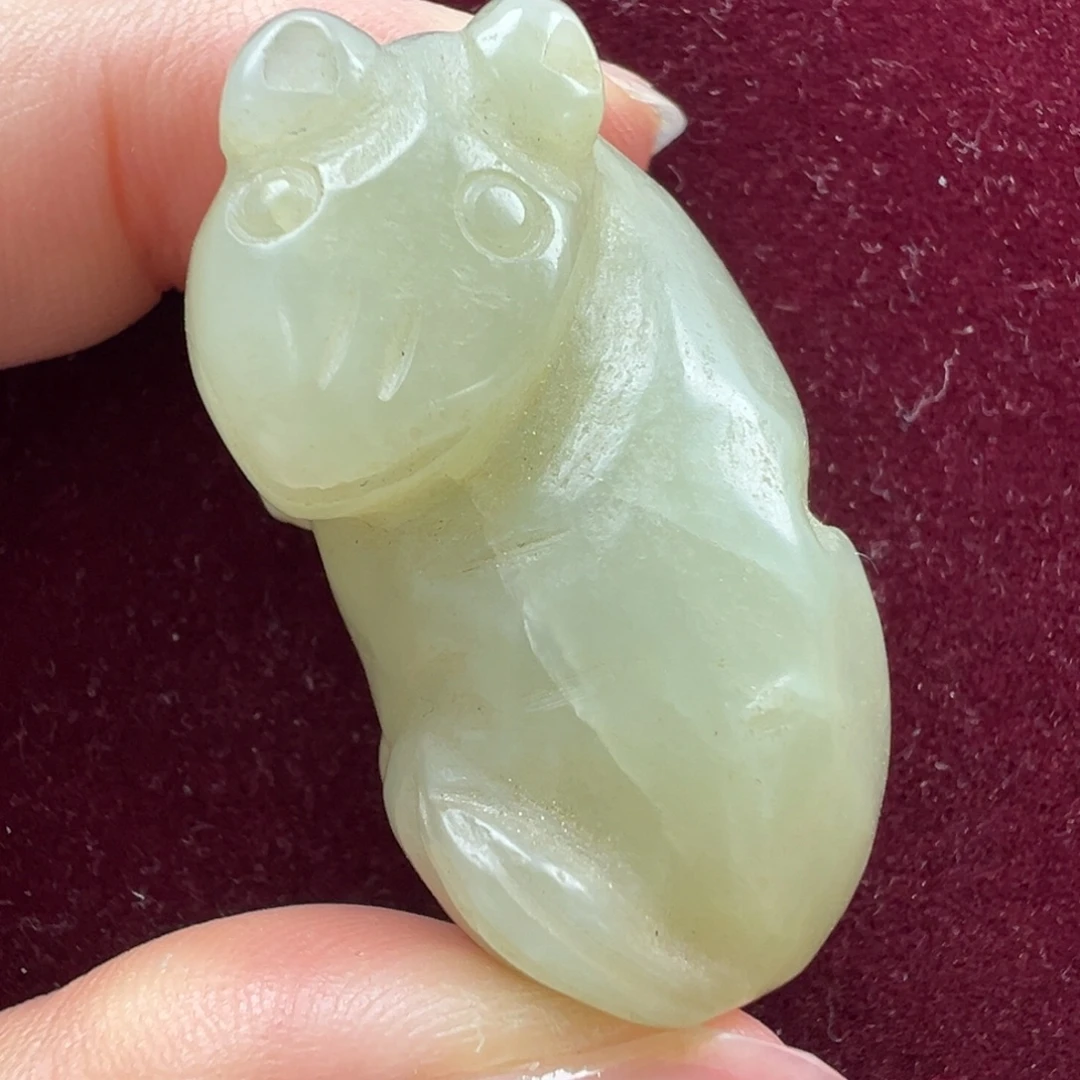 岫岩老玉（透闪石质玉）未镶嵌颈饰