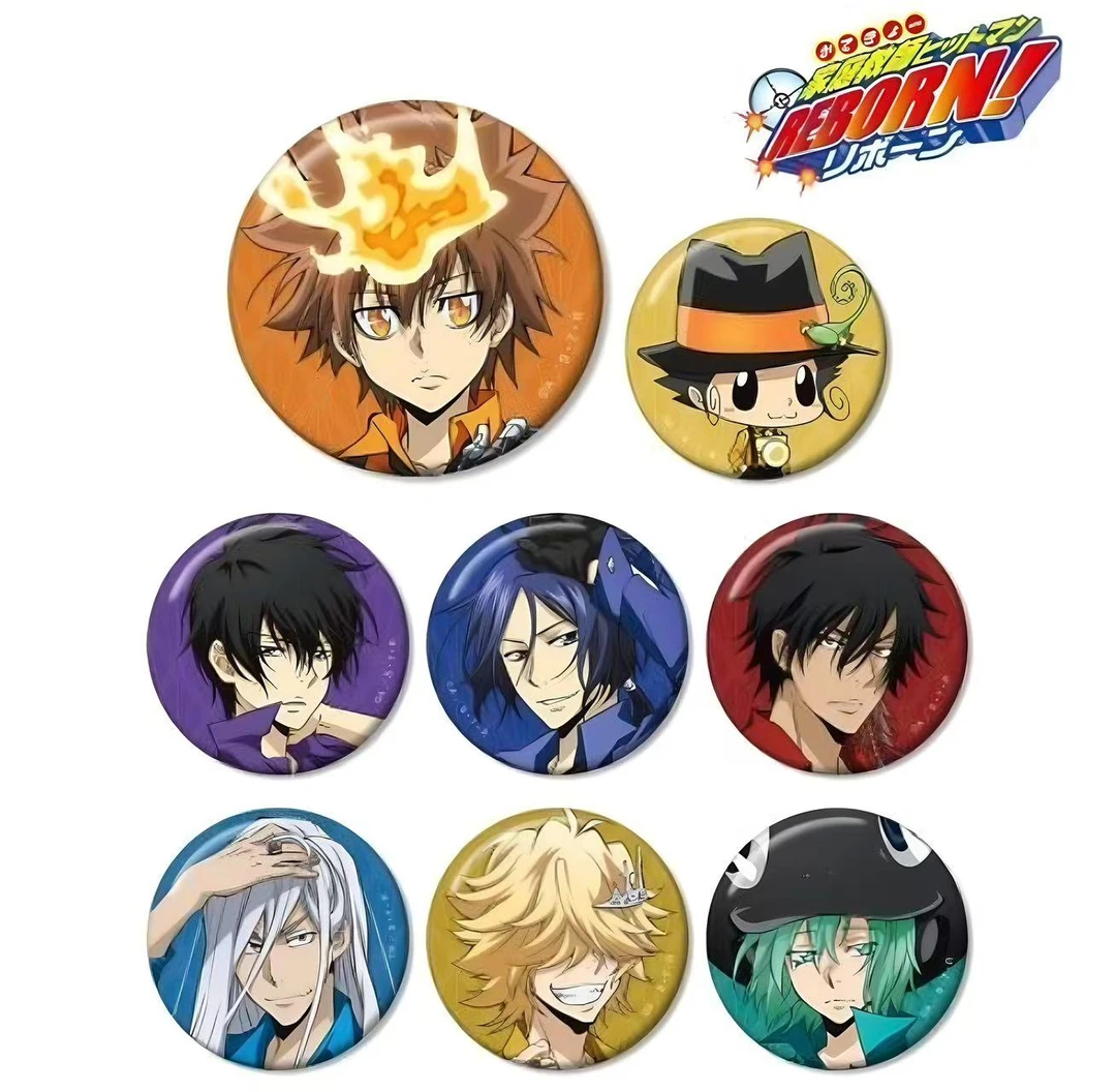 【现货】家庭教师REBORN！彩色衬衫吧唧  日版正版【盲盒】