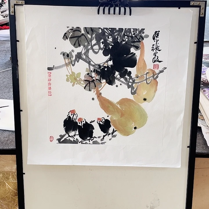 国画张圣敏先生纯手绘作品