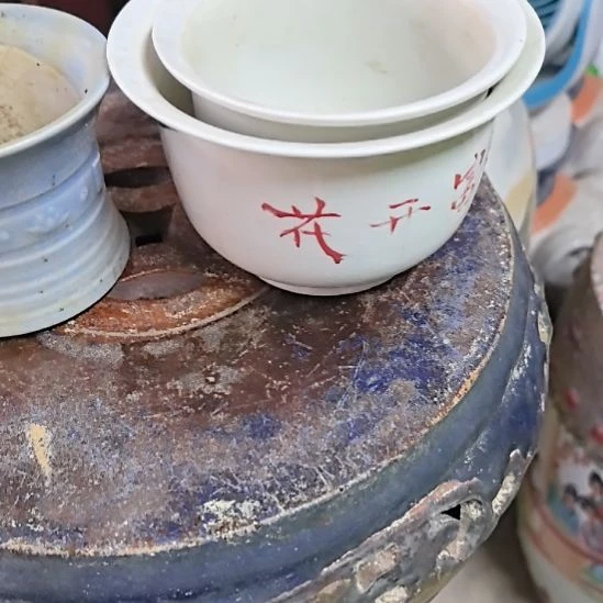 小***哥老瓷器花盆2个包邮