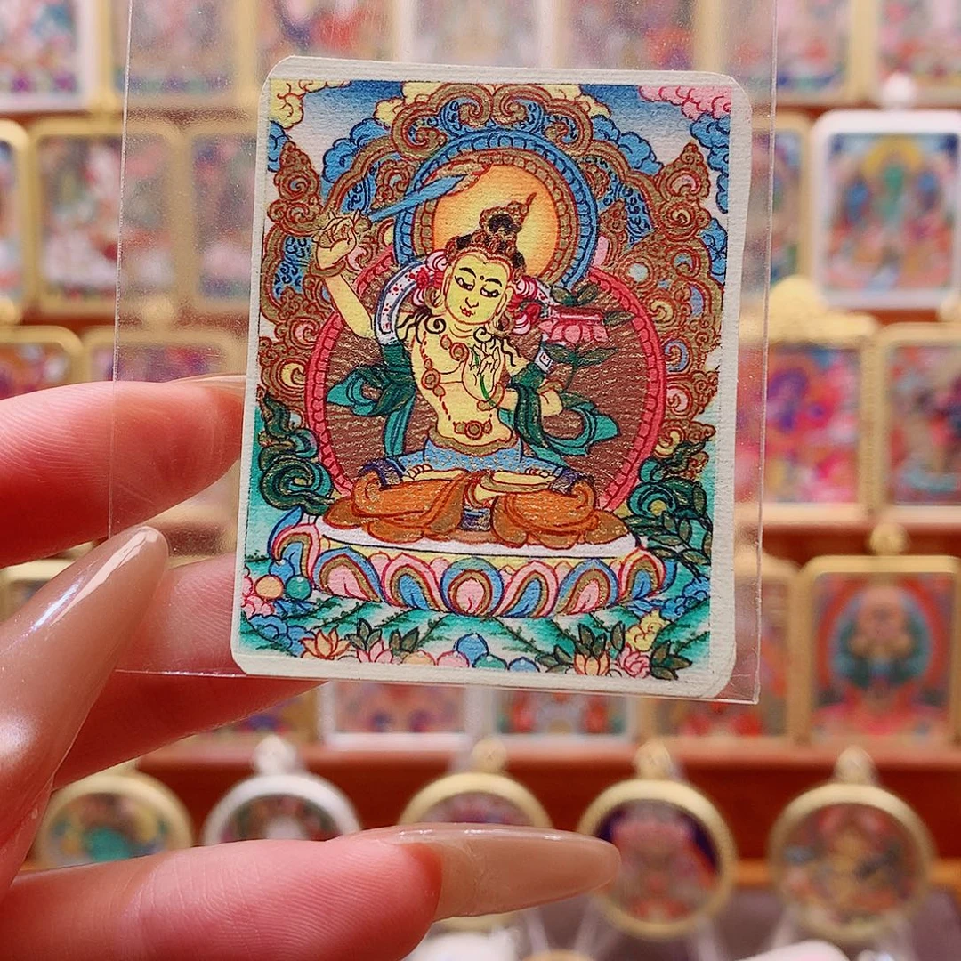 吊坠般若唐卡非遗传承