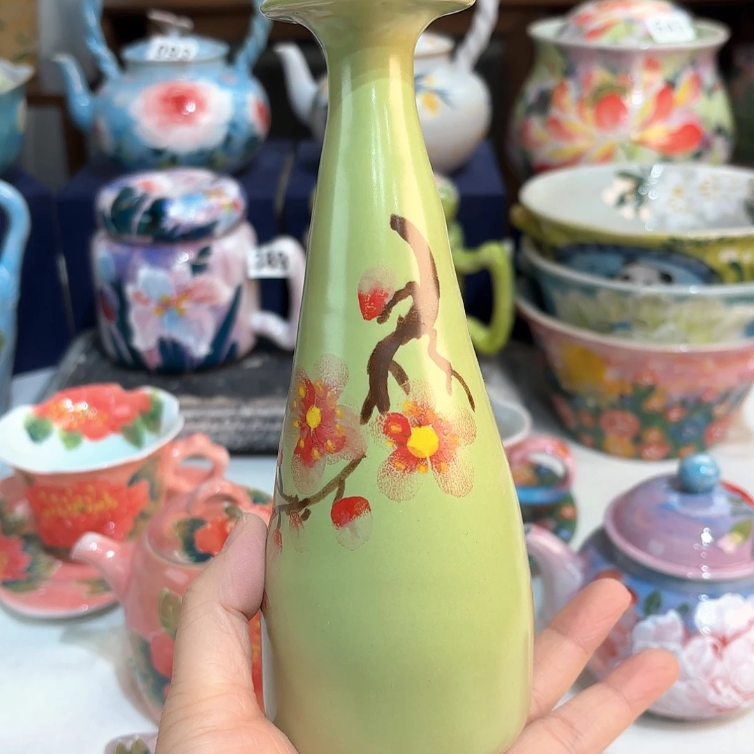 景德镇手绘高温釉下彩陶瓷茶具