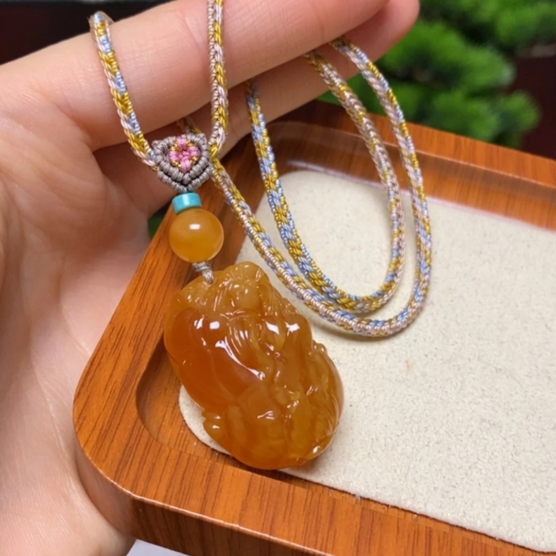 【闪购商品】蜜蜡颈饰未镶嵌项链