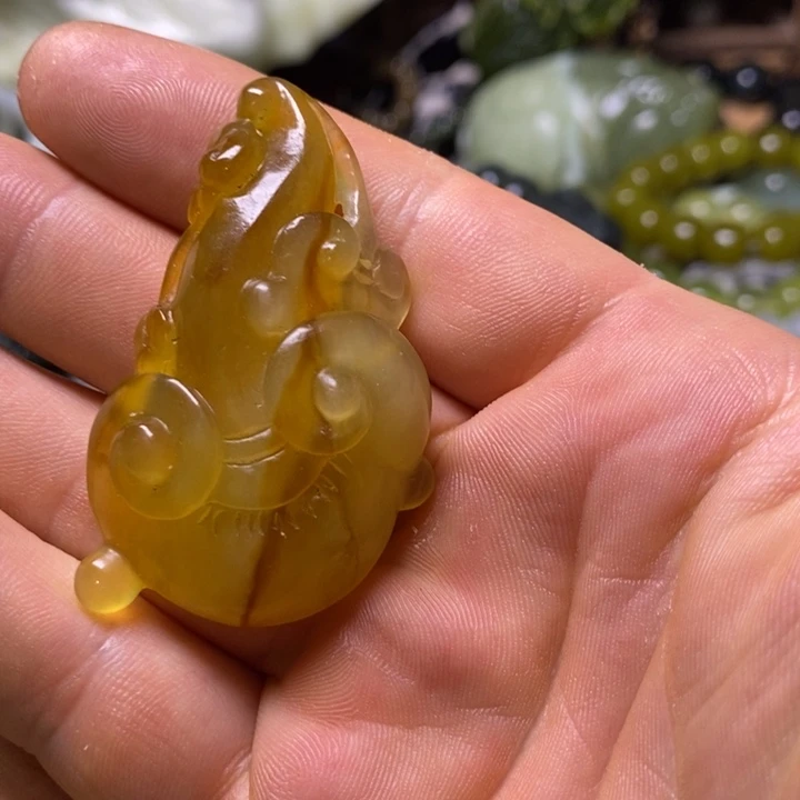 岫玉未镶嵌岫玉颈饰