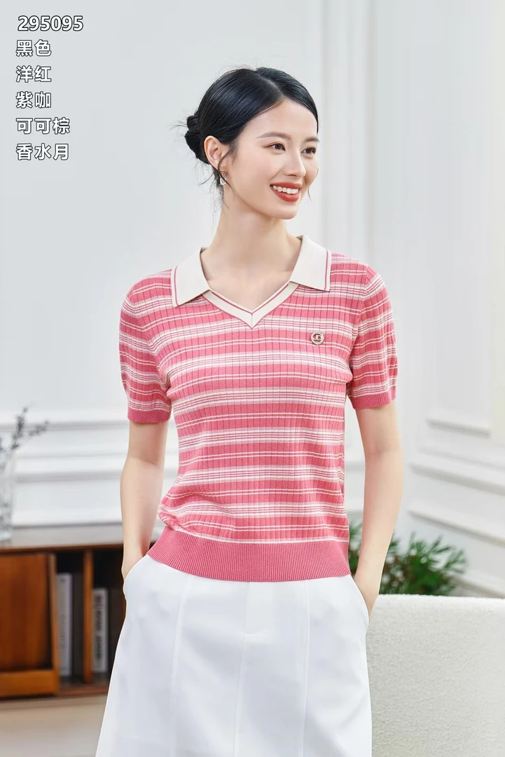 【衣联服饰】精品妈妈款莱赛尔纤维上衣5095
