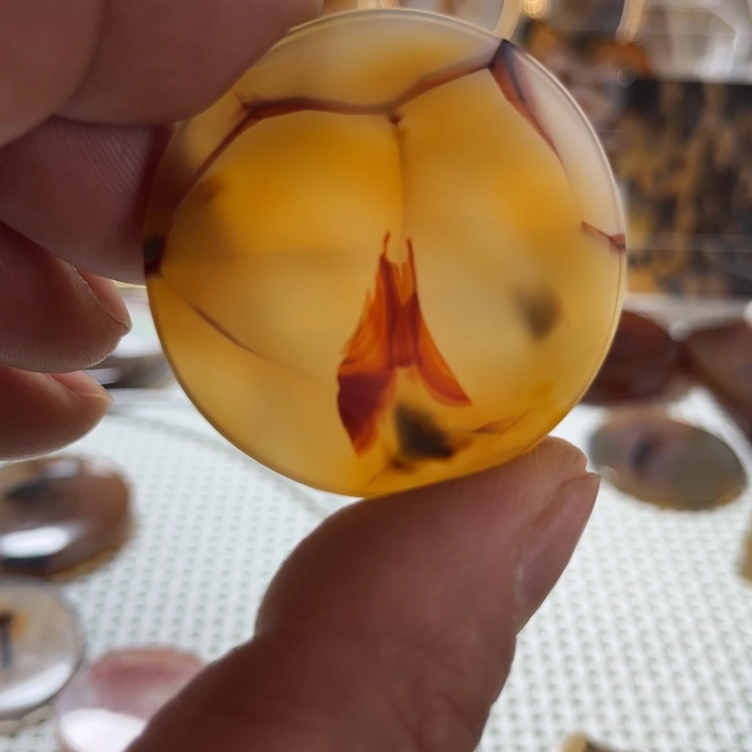 玛瑙/玉髓未镶嵌吊坠(不含链)