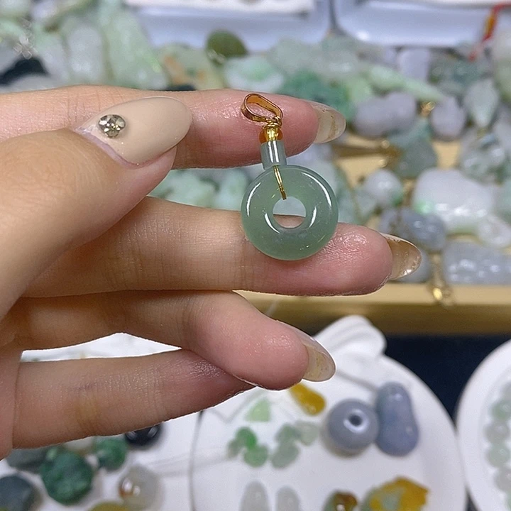 翡翠散珠天然缅甸翡翠