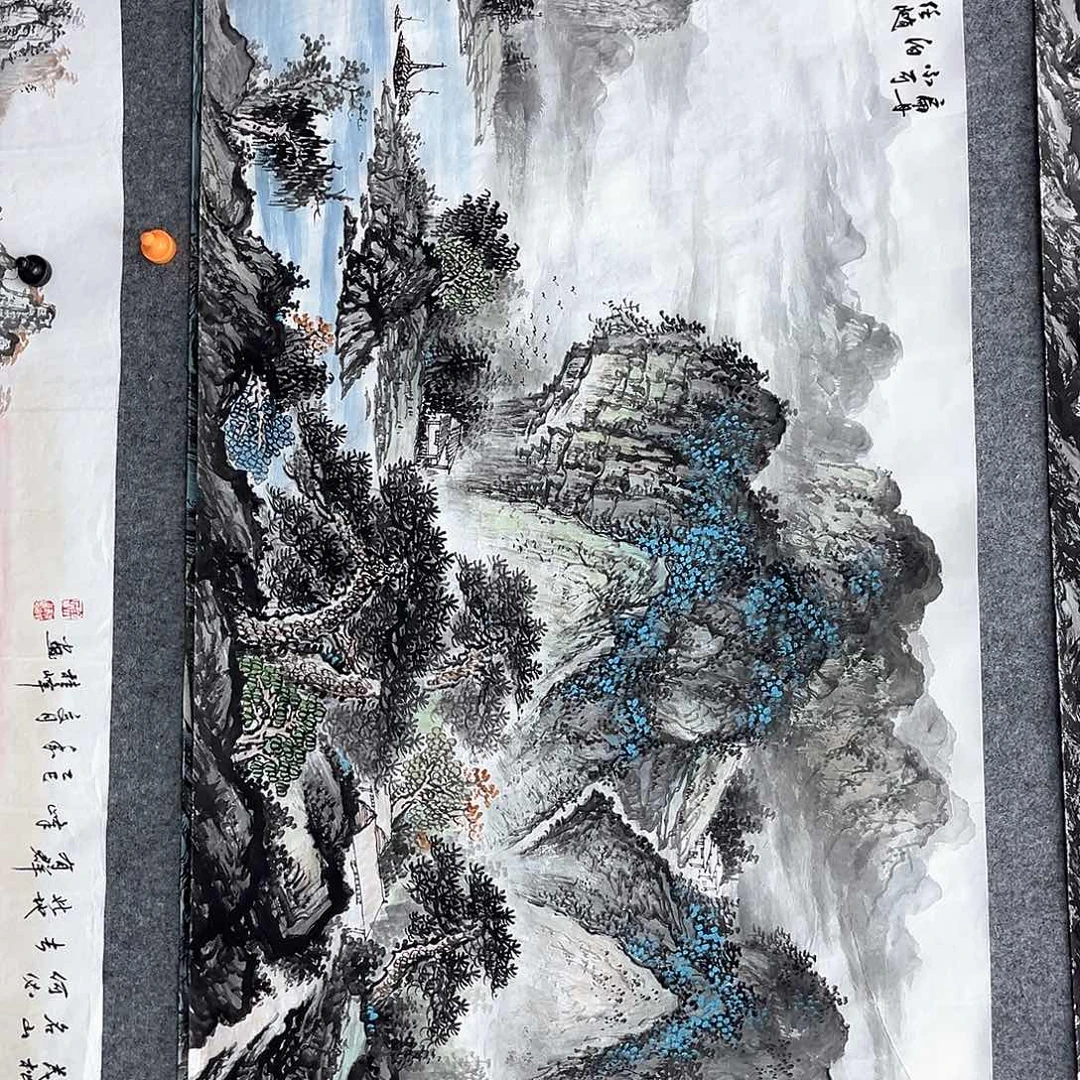 三***宝国画明月的直播间666