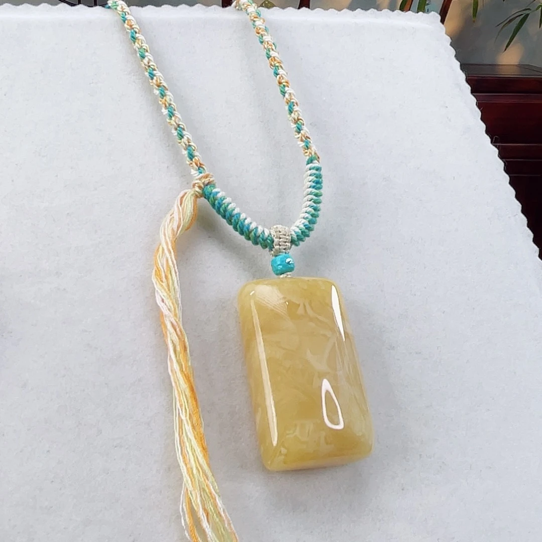 蜜蜡颈饰未镶嵌蜜蜡