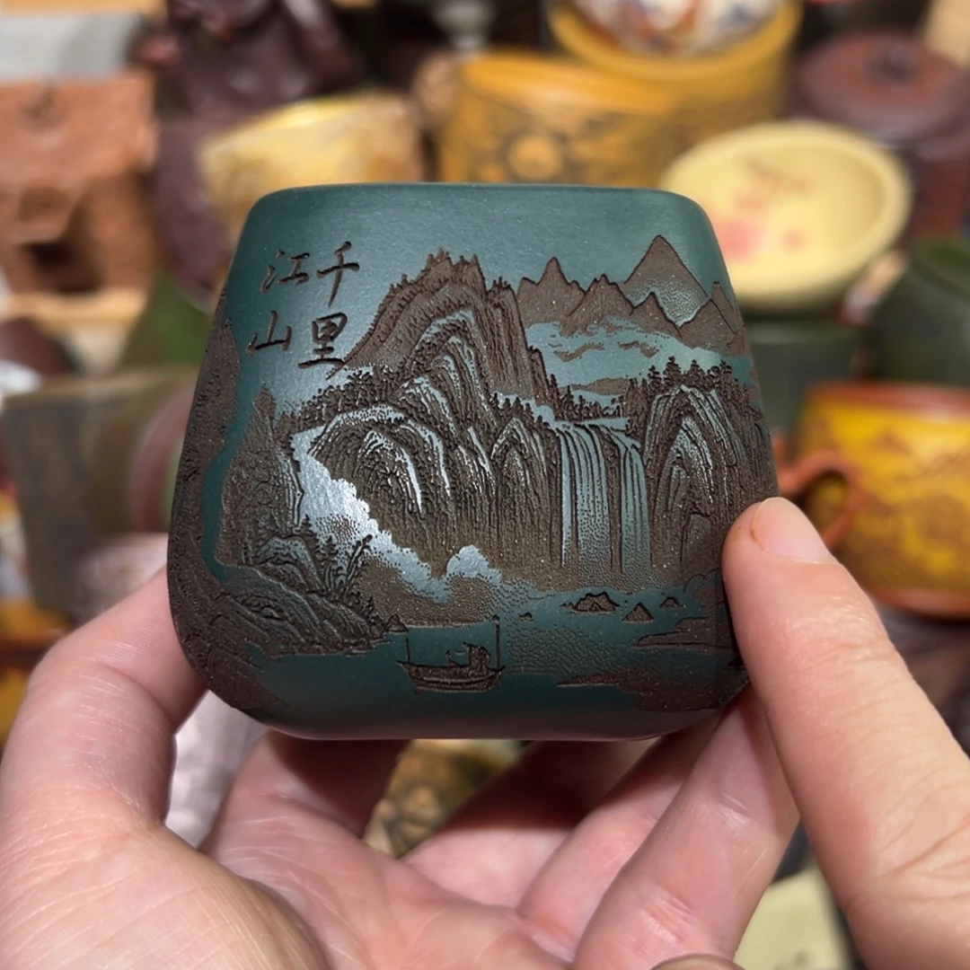 茶杯紫砂宜兴紫砂主人杯