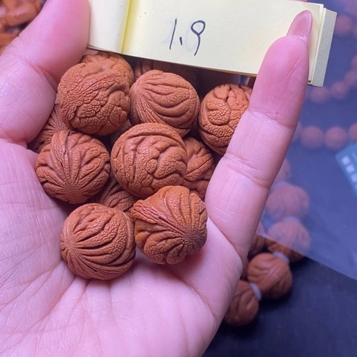 秦岭龙纹桃核14颗