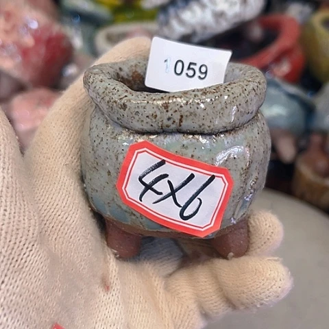 粗陶花盆手工花盆制作就这样的