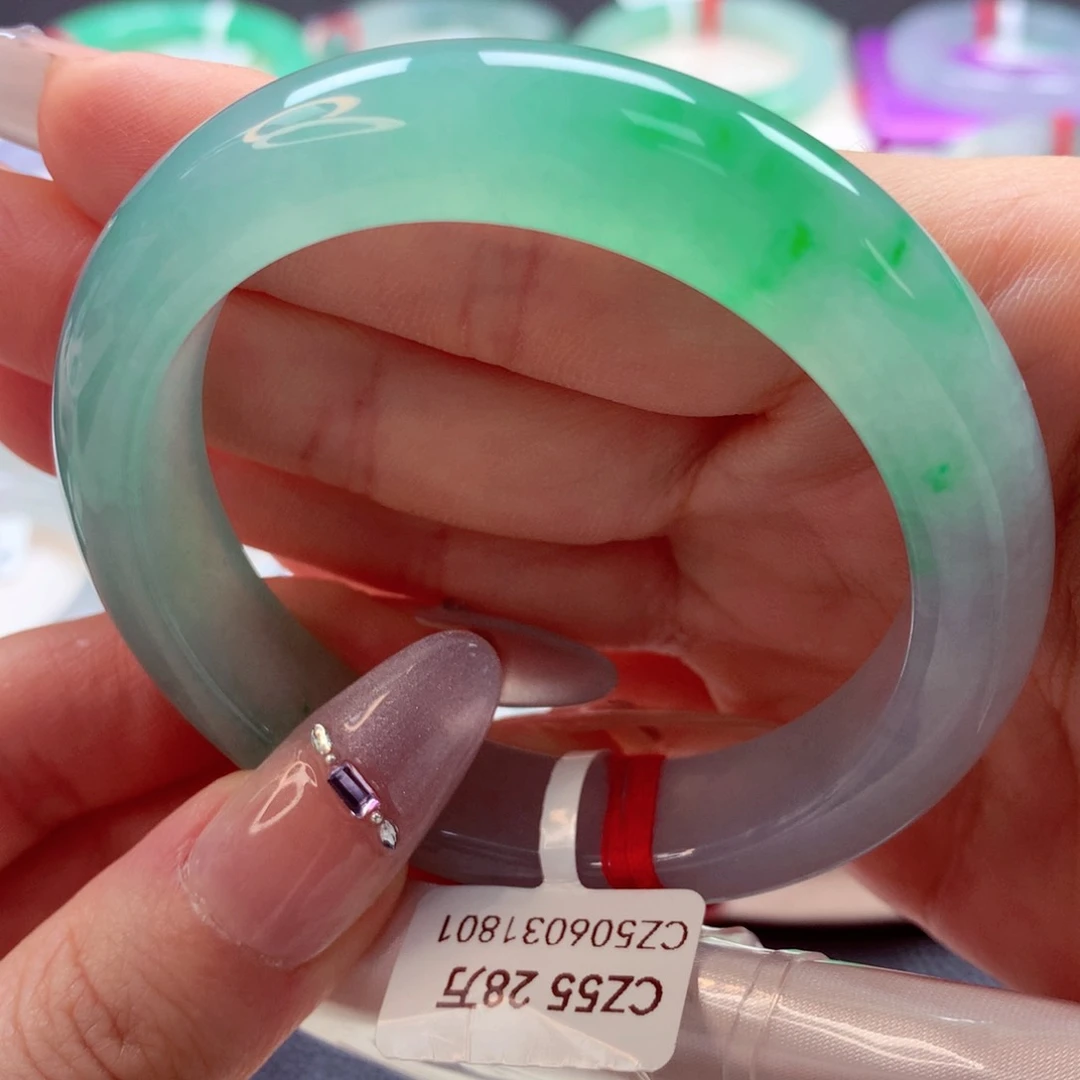 翡翠手镯未镶嵌65号---85