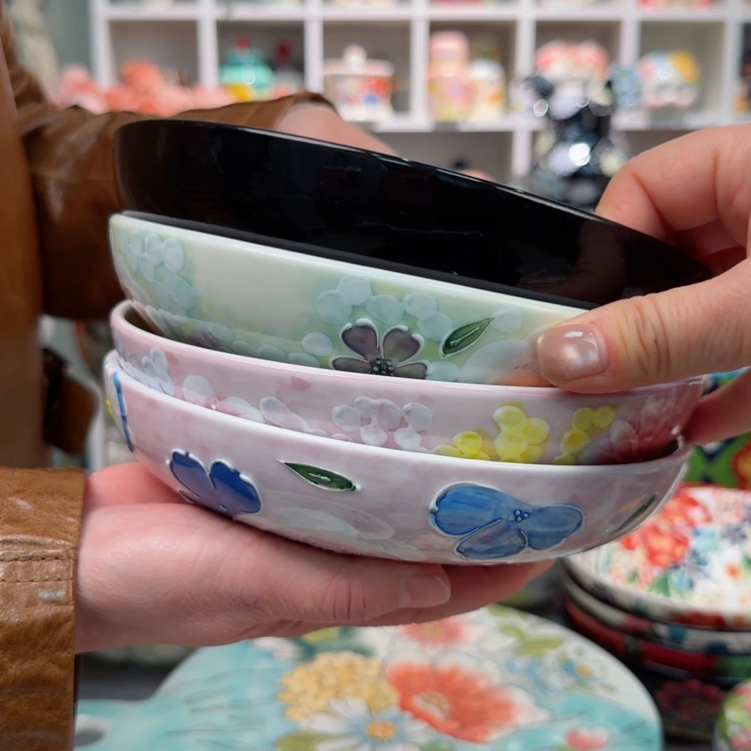 瓷片7英寸深盘4只看图