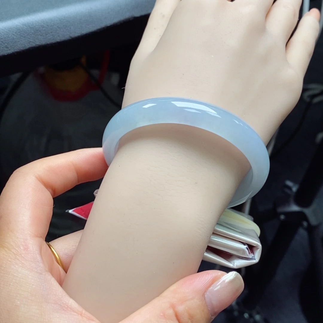 未镶嵌手镯（贵妃镯）翡翠58.4贵翡翠翡翠a货手镯