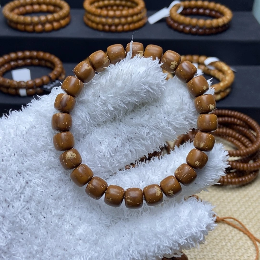 紫金鼠手串实心老型卡10.7面有花