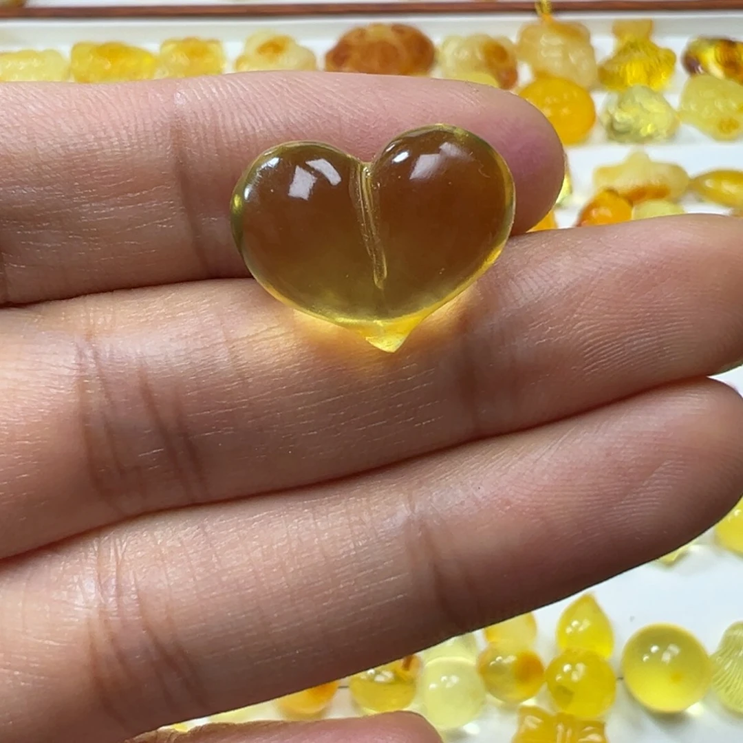 琥珀吊坠(不含链)未镶嵌