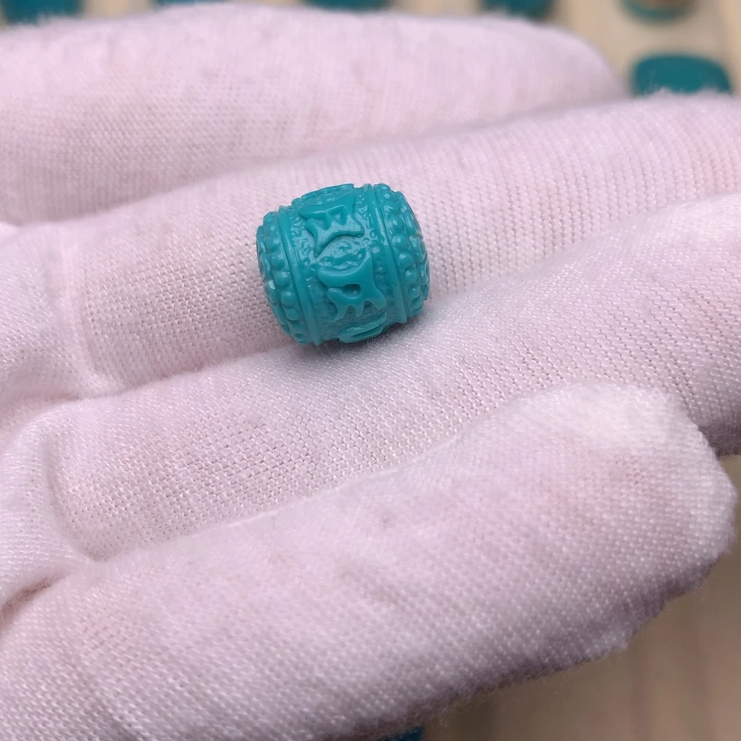 绿松石未镶嵌绿松石六字11.4