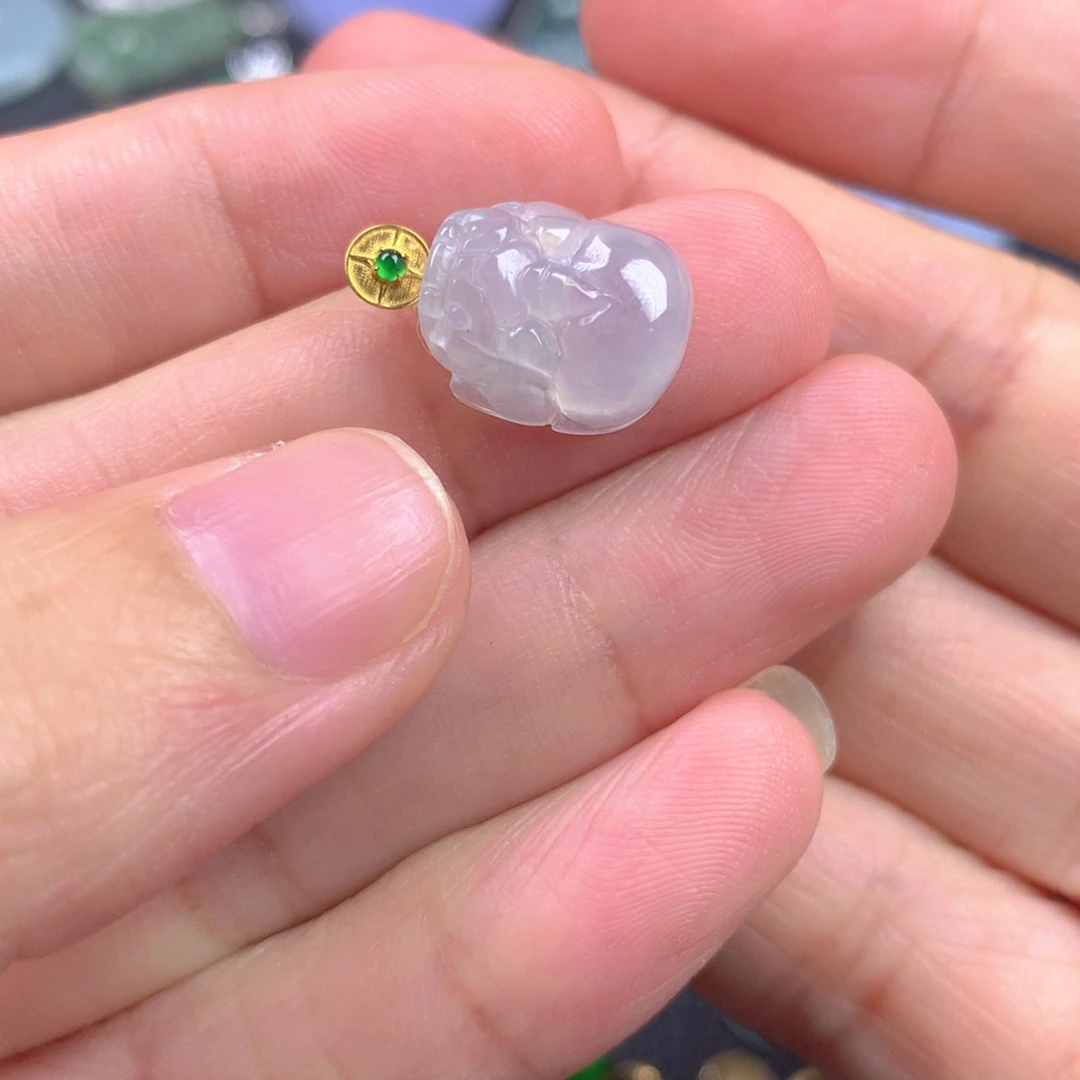 【闪购商品】翡翠18K金镶嵌颈饰翡翠