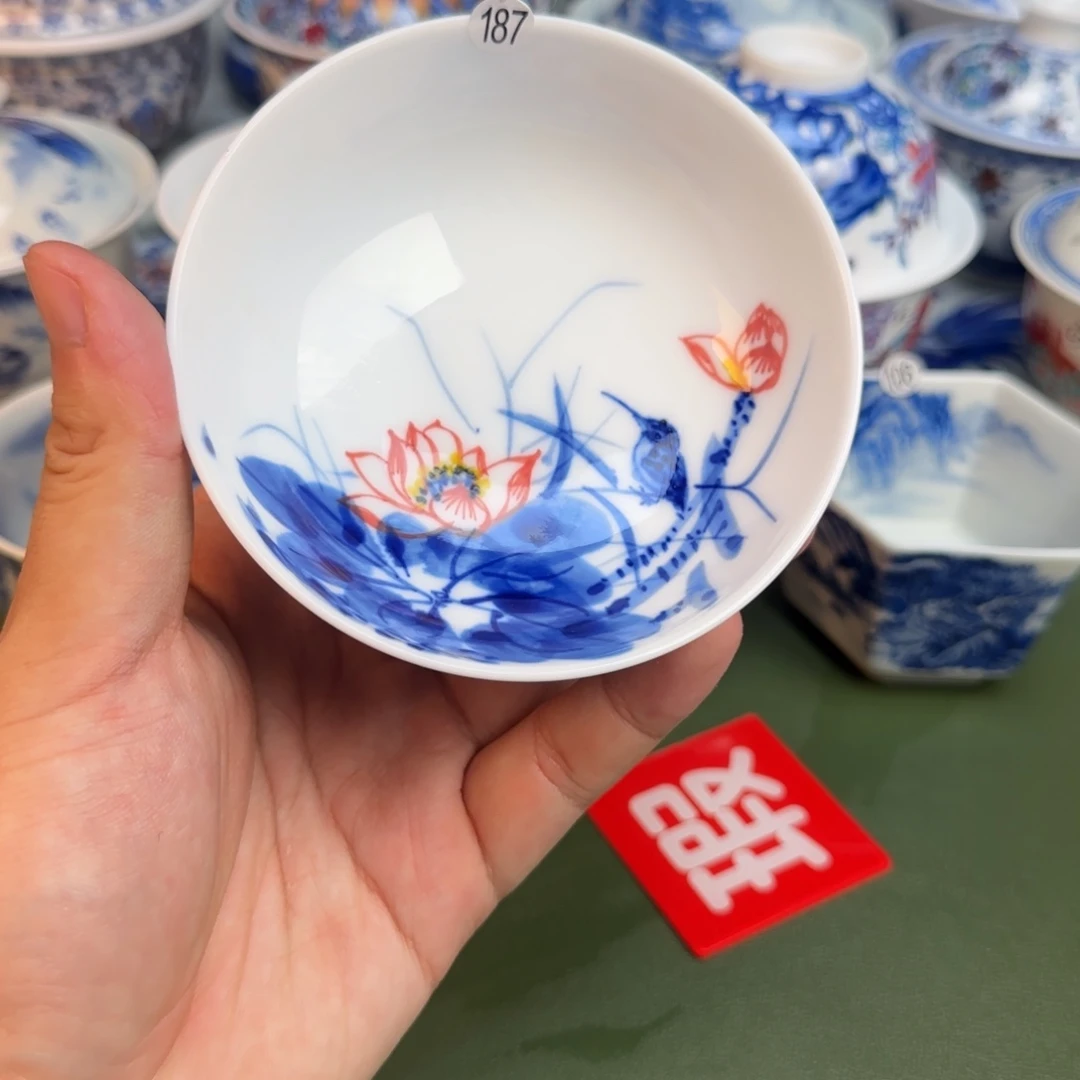 谢谢纯手工手绘茶具187