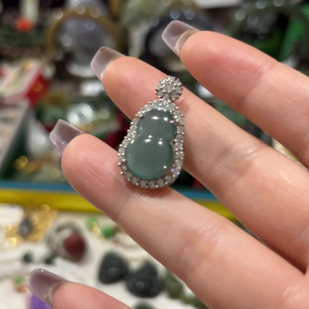 翡翠合金颈饰3955