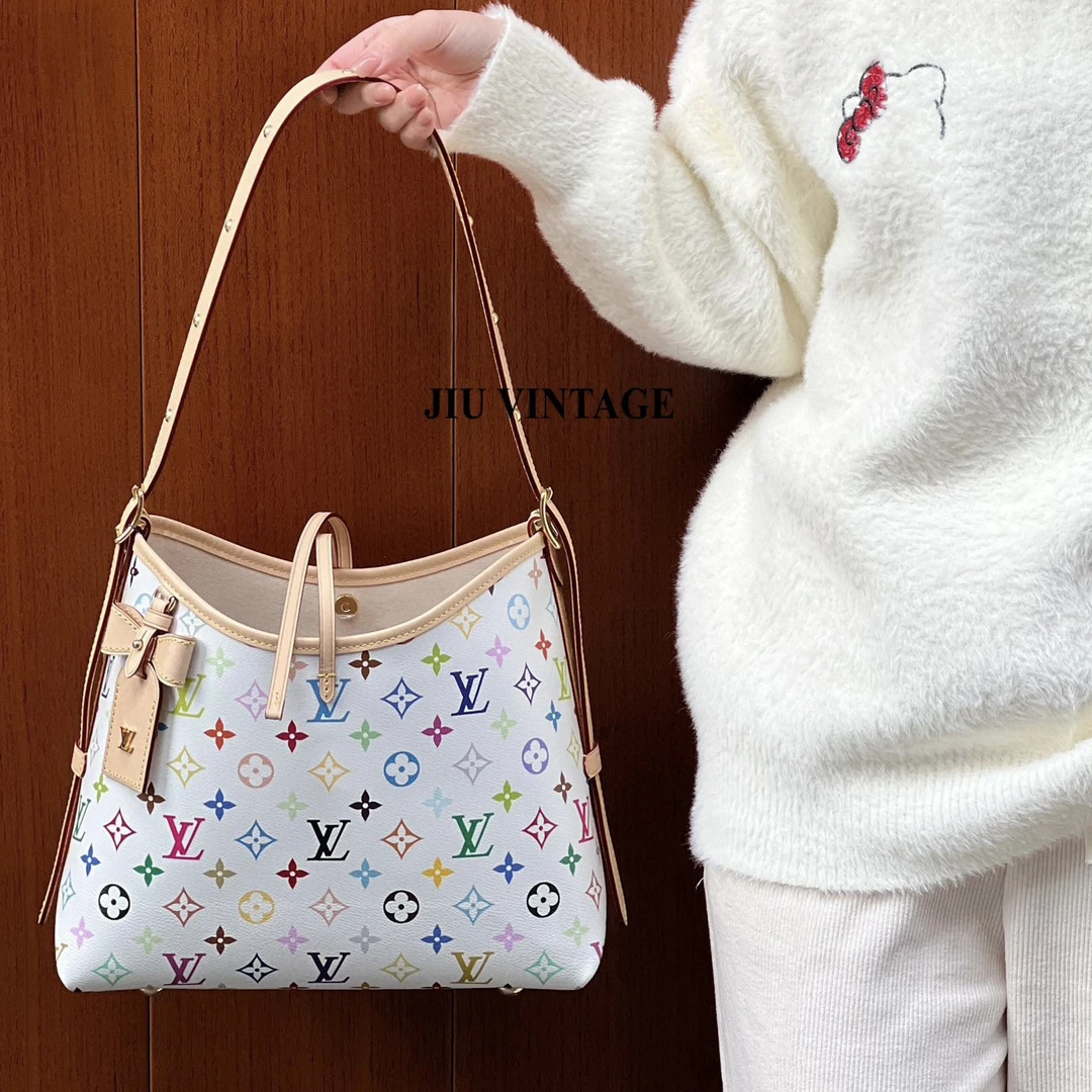 全新未使用 LouisVuitton/路易威登 carryall小白三彩【好物榜单】
