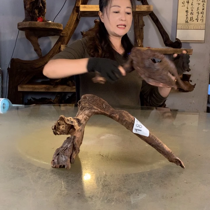 虎***行天然的云南紫柚木会黄