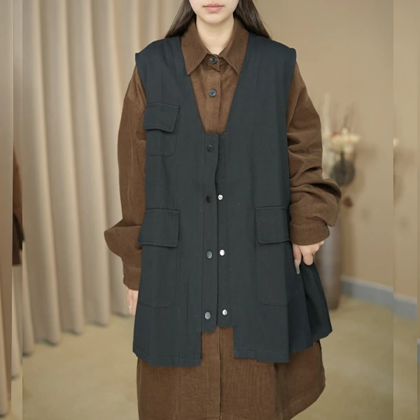 【肉肉】2025年春季新款百搭显瘦大码减龄马甲