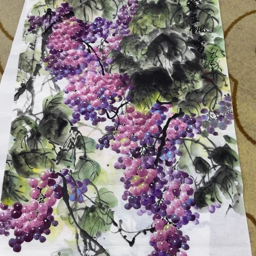 国画绘画作品多次 婉。