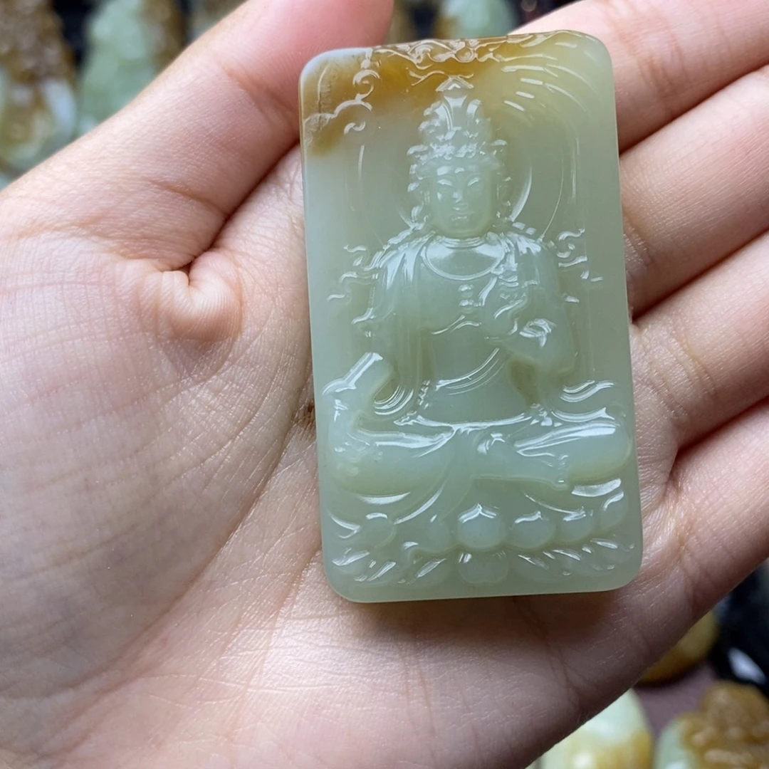 项链未镶嵌和田玉（糖玉）喵*