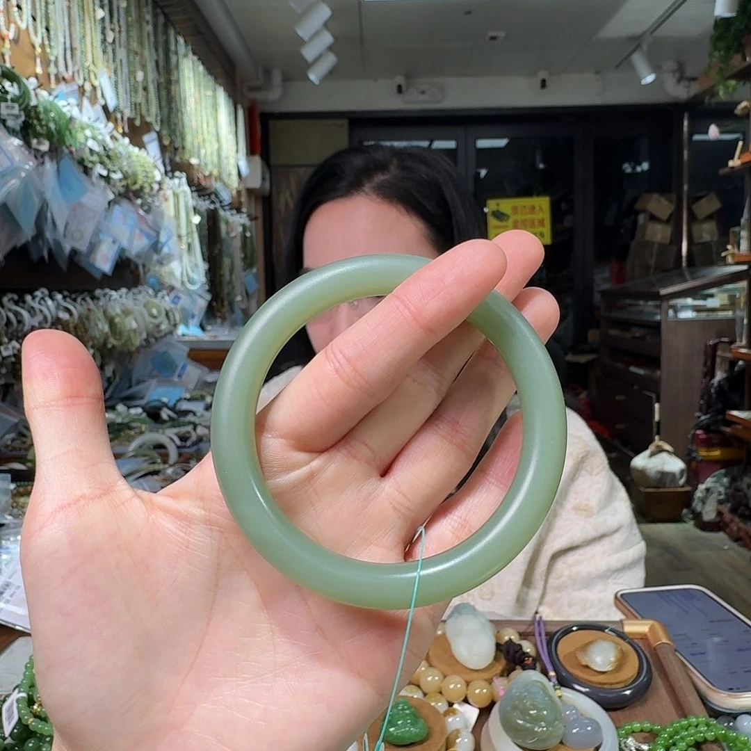 和田玉未镶嵌手链57