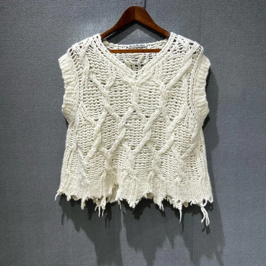 未使用 Acne studio （pm）针织坎肩羊毛背心 全新xxs码/0628
