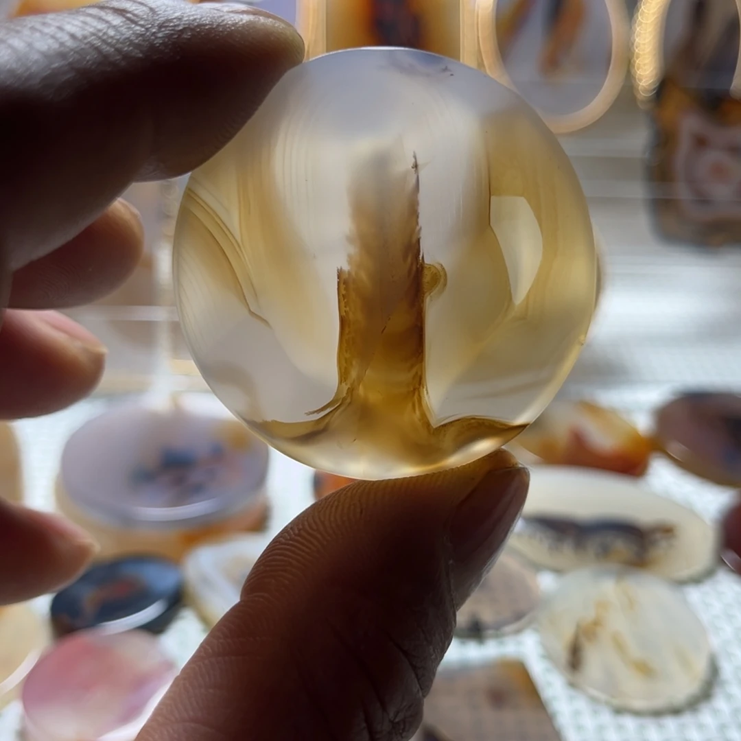 玛瑙/玉髓未镶嵌吊坠(不含链)