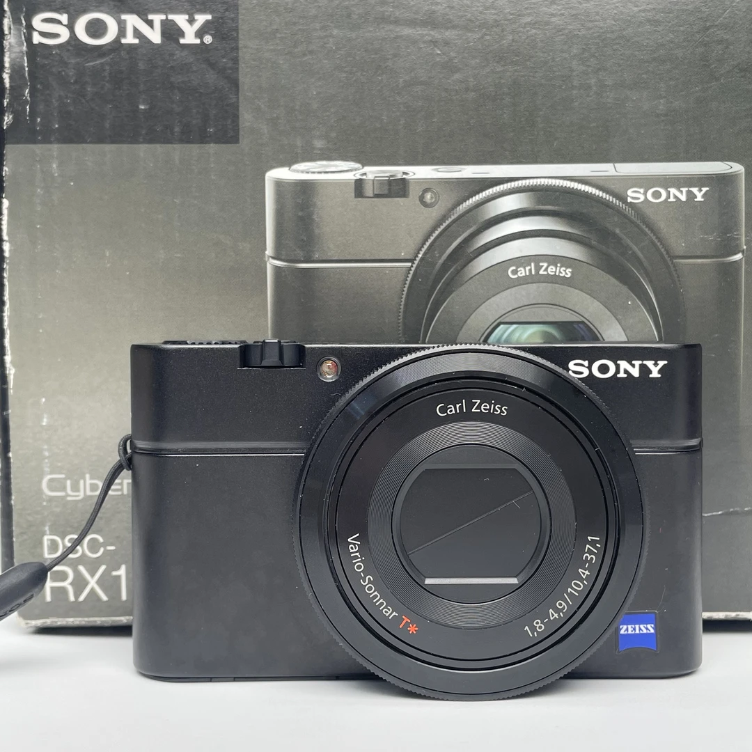 95新 Sony/索尼 rx100|黑卡1原盒黑色2020万像素3.6倍变焦复古ccd