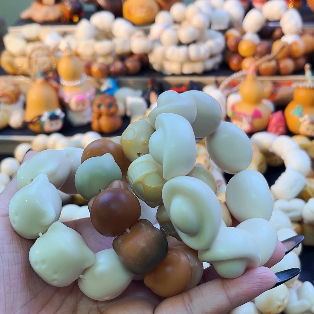 菩提根/象牙果手串微瑕手捻一个/直播间挑选（默认随机发）