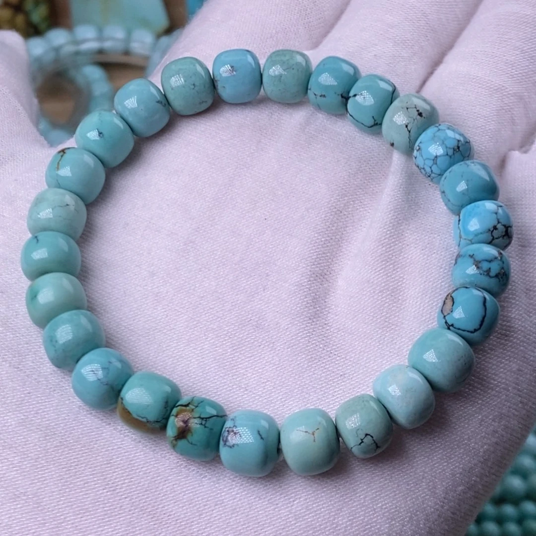 绿松石未镶嵌珠宝奇石8mm