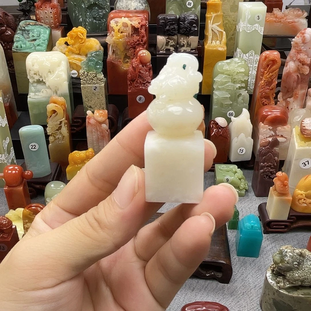 寿山石印石4618包邮包刻