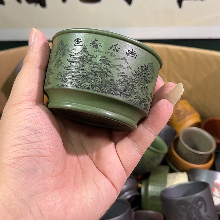 茶杯紫砂全手工紫砂主人杯