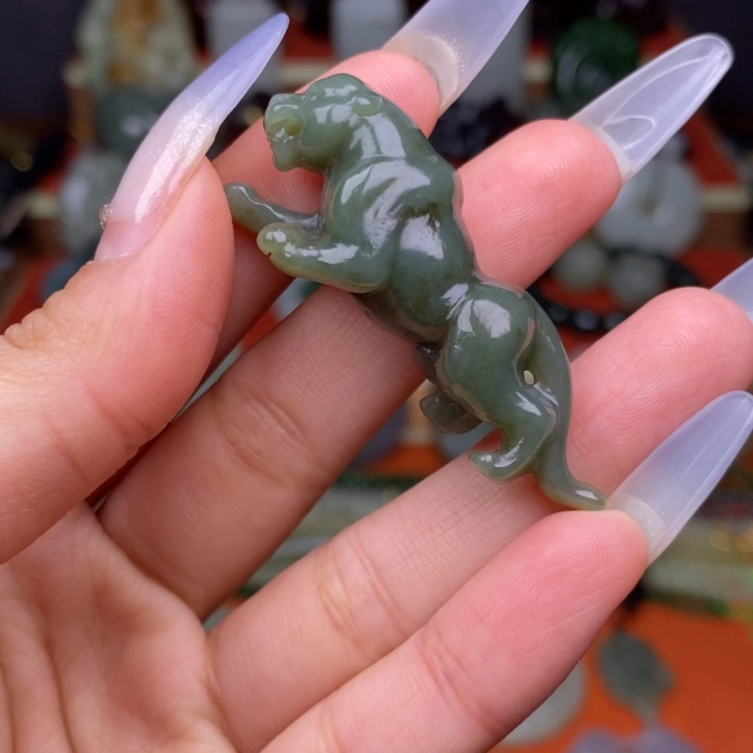 和田玉颈饰未镶嵌穿绳需备注