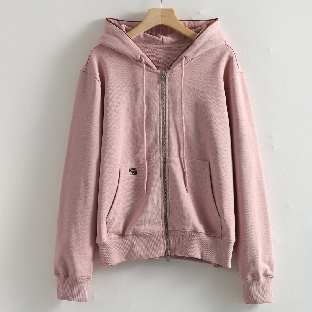 K12B+21535 【中Z-轻奢柜品】特耐看！女式连帽女显瘦百搭卫衣外套