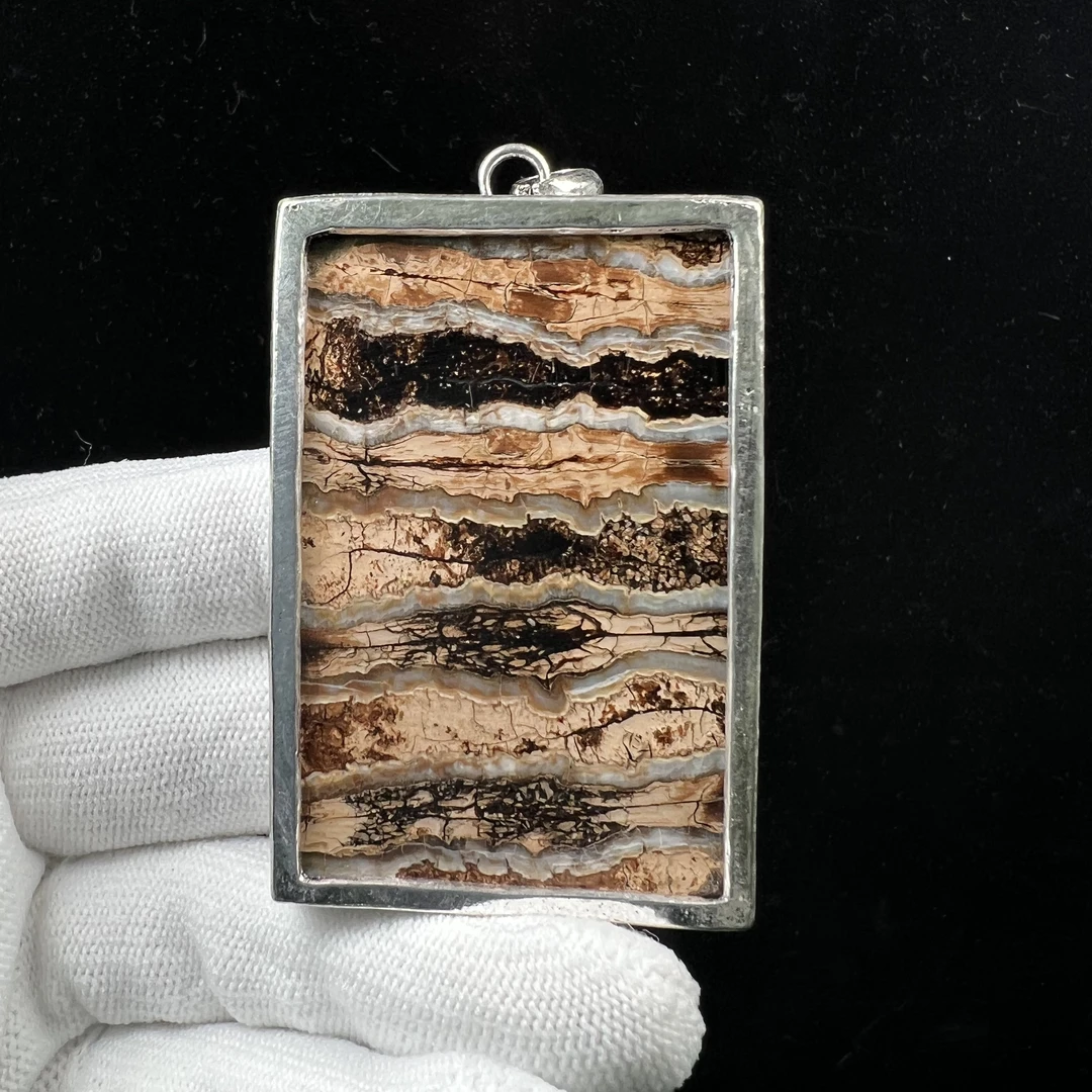 N1398天然猛犸牙 臼齿461无事牌 67g支持鉴定 假一罚四