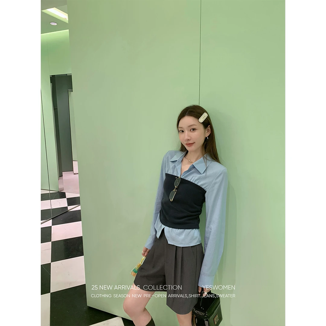 YESWOMEN 高智office lady·假两件衬衫 親透气XY2157B3742