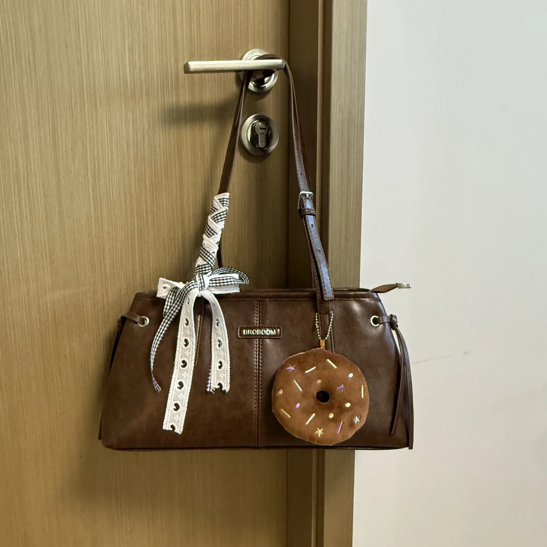 通勤复古手提美拉德小众简约包包女2025百搭大容量单肩腋下托特包