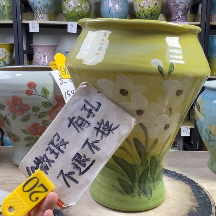 景德镇高温陶瓷花盆
