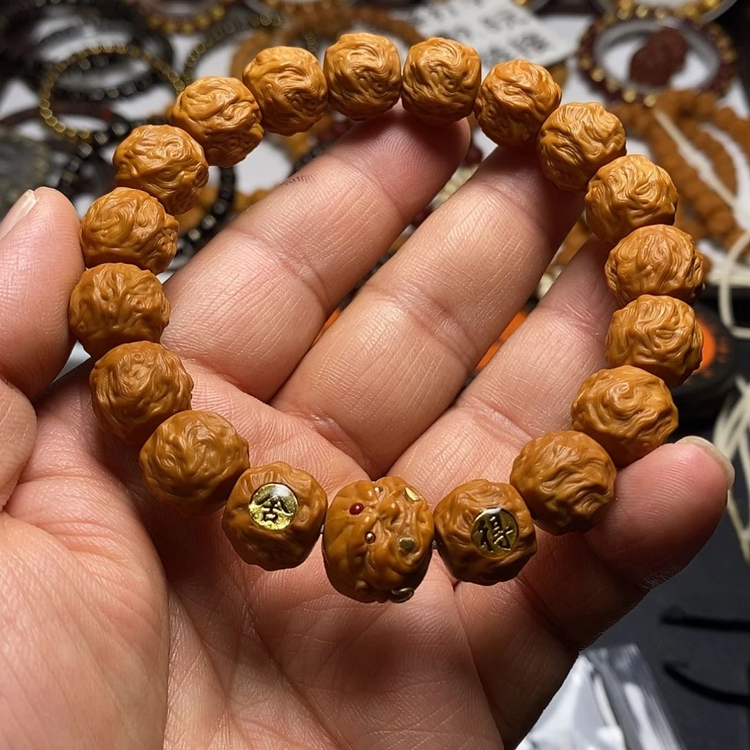 猴头核桃手串全品13-14龙蛇之变高配45号