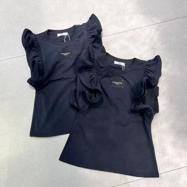 【济州岛】花边袖设计无袖上衣 南油H1