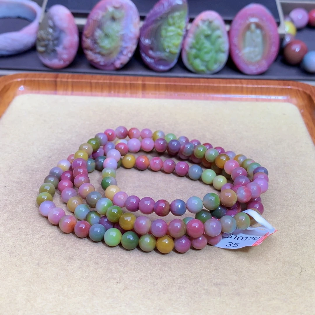 玛瑙未镶嵌手链盐源